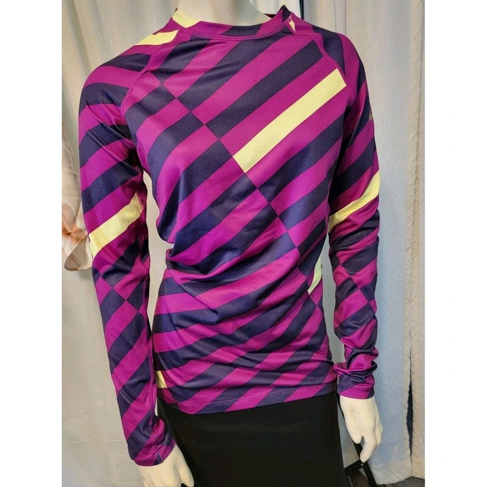 Nike‎ Pro Combat Fitted Compression Long Sleeve Women's Microfleece Top M